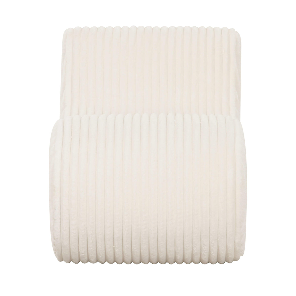Senna Cream Performance Oversized Corduroy Accent Chair by TOV Furniture – photo 3 of 6