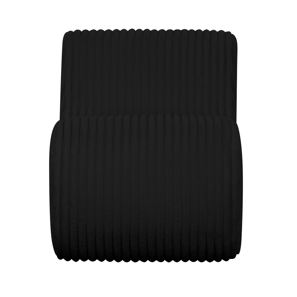 Senna Black Performance Oversized Corduroy Accent Chair by TOV Furniture – photo 3 of 5