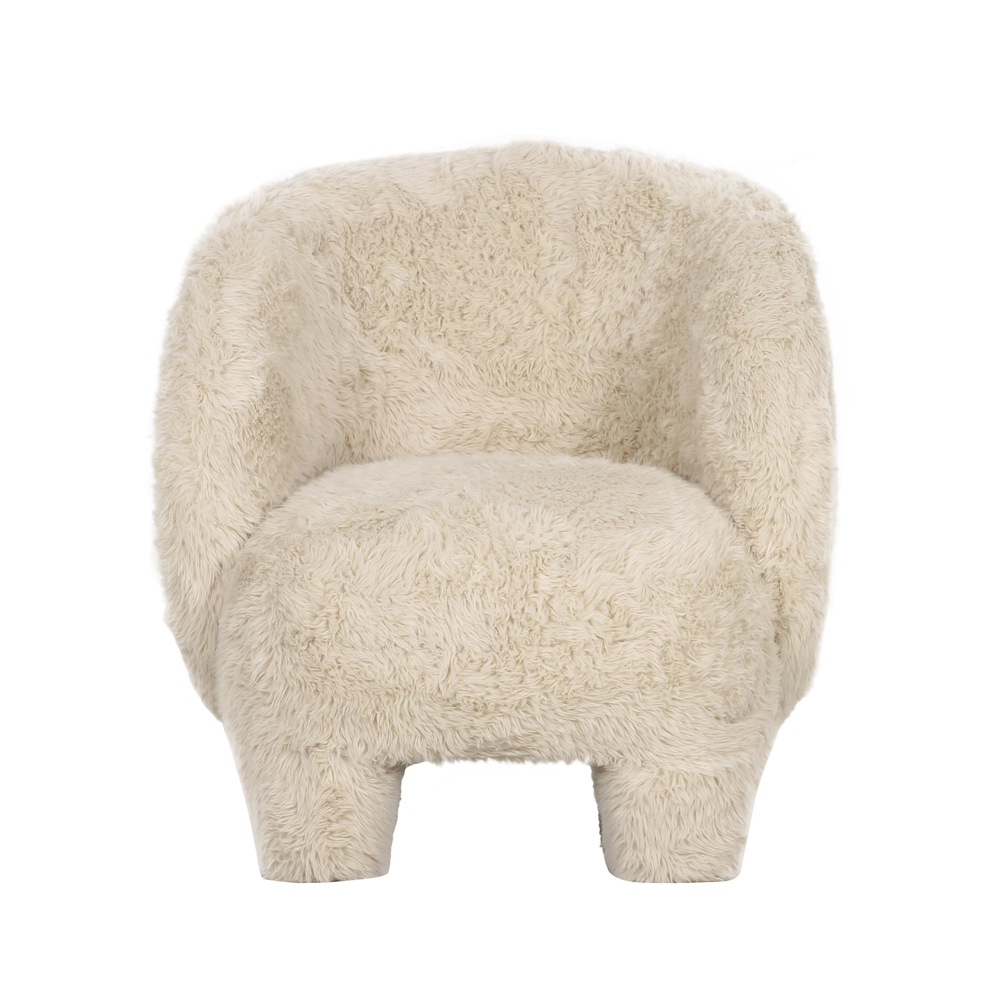 Kiki Vegan Shearling Accent Chair by TOV S69044