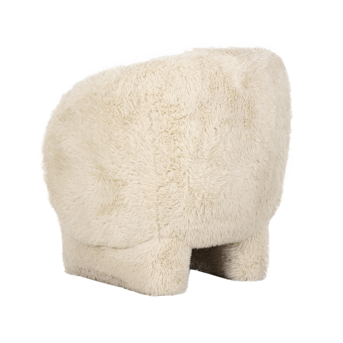 Kiki Natural Contract-Grade Vegan Shearling Accent Chair by TOV Furniture – photo 4 of 7