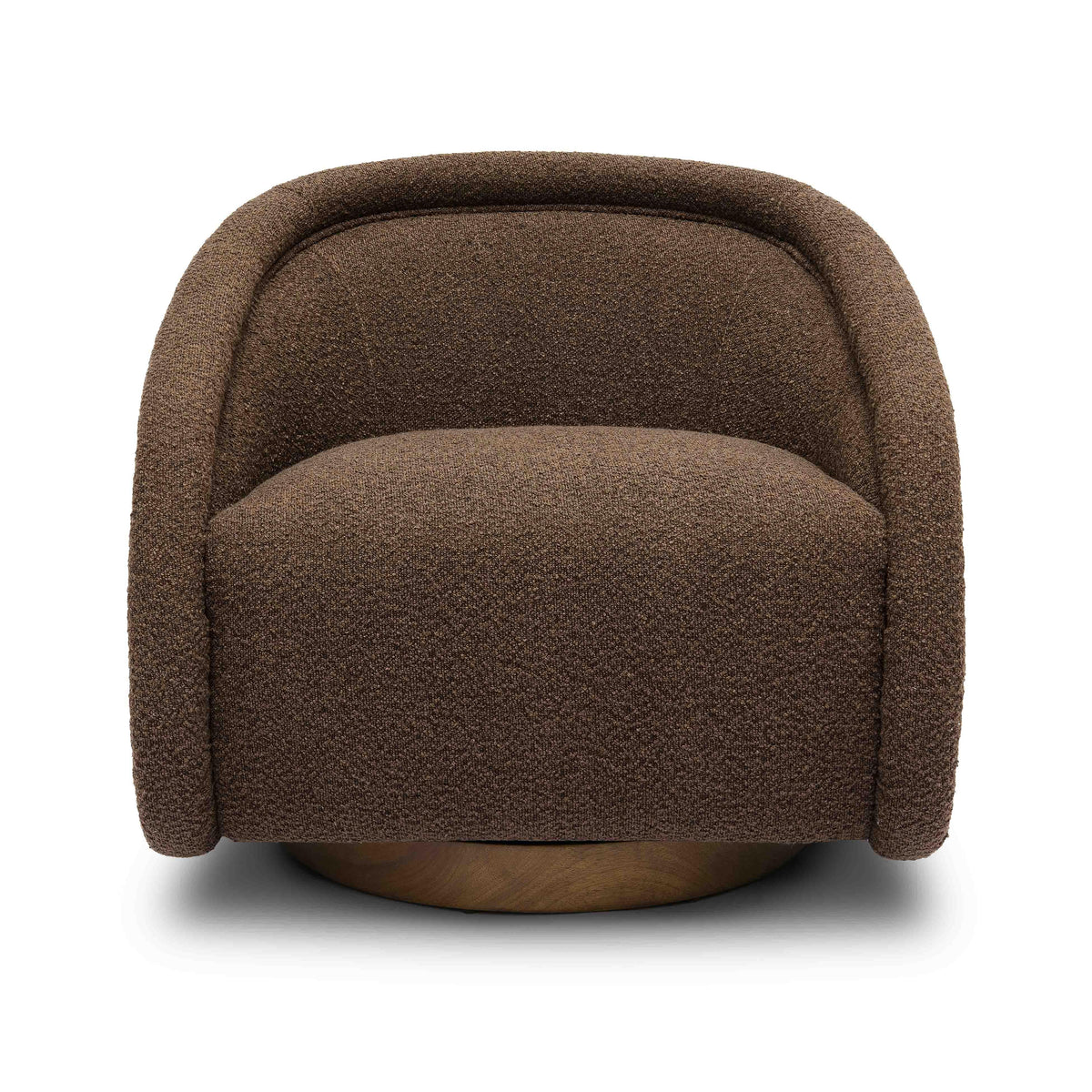 Rory Performance Boucle Swivel Accent Chair in Chocolate Brown by TOV Furniture – photo 3 of 7