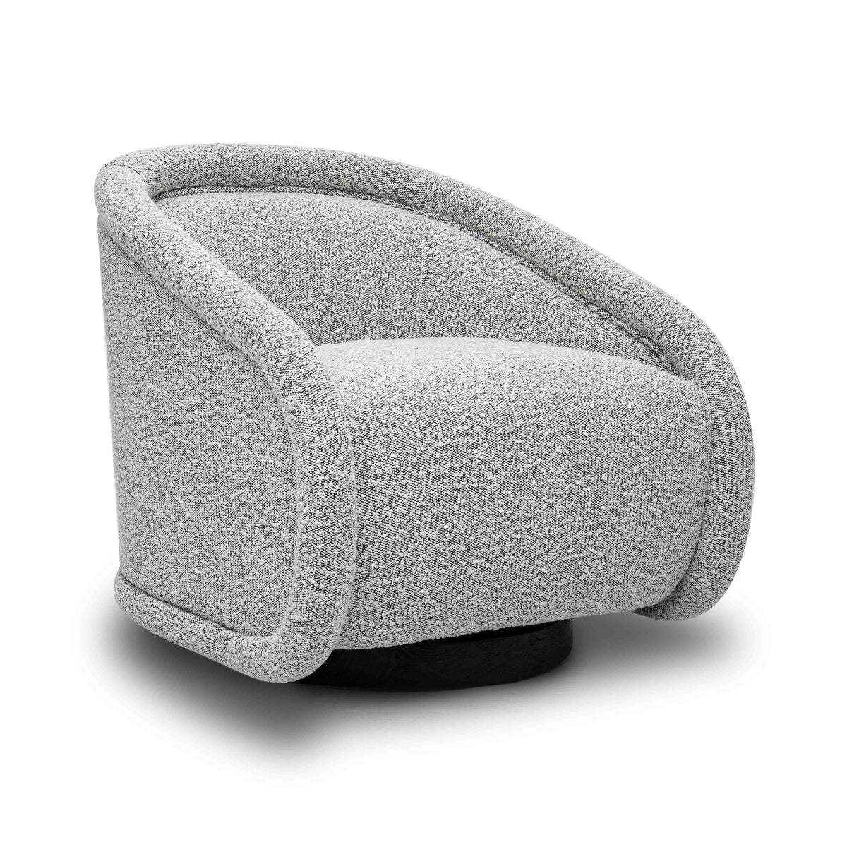 Rory Performance Boucle Swivel Accent Chair in Grey by TOV Furniture – photo 1 of 7