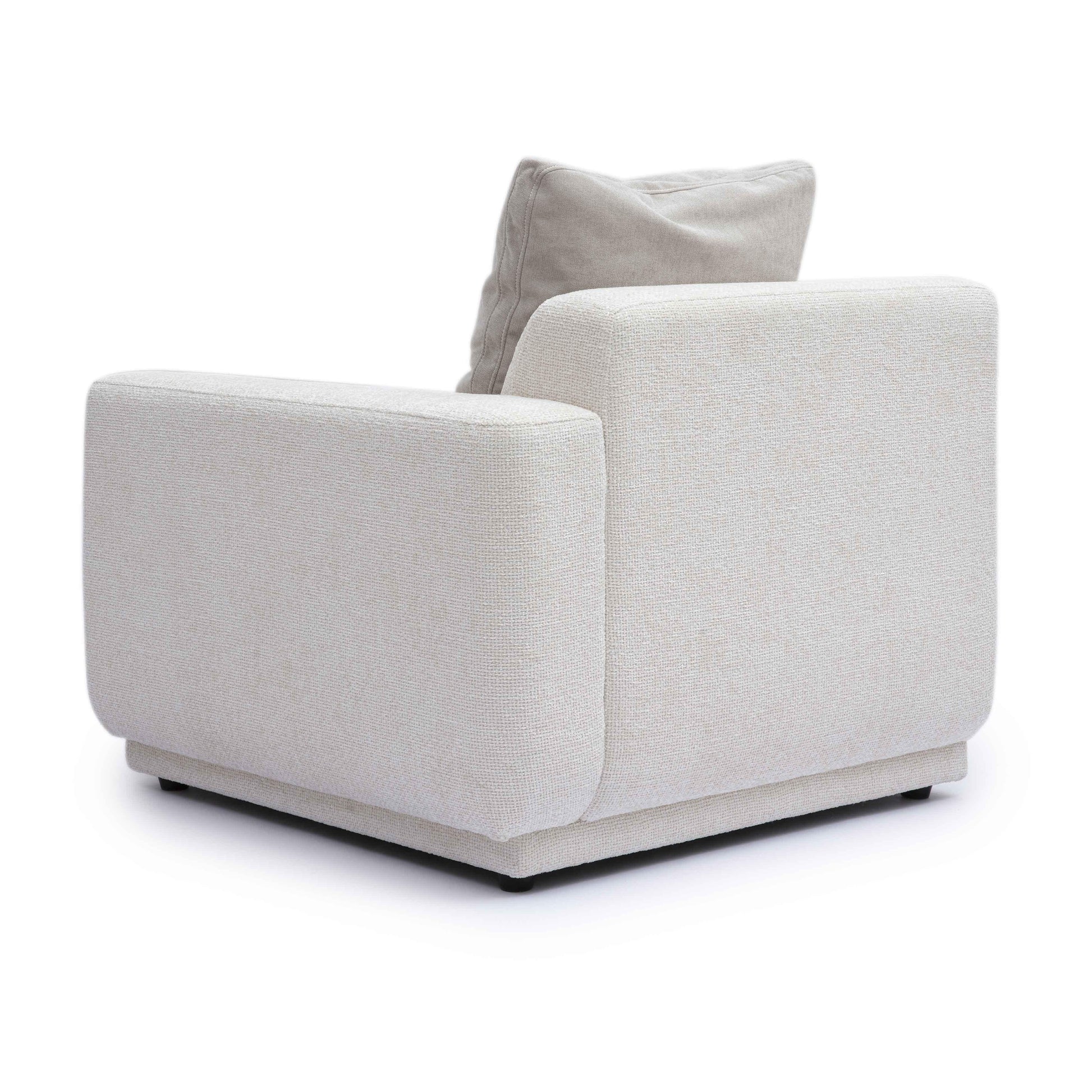 Perry Cream Chenille Modular Corner Chair by TOV S69214