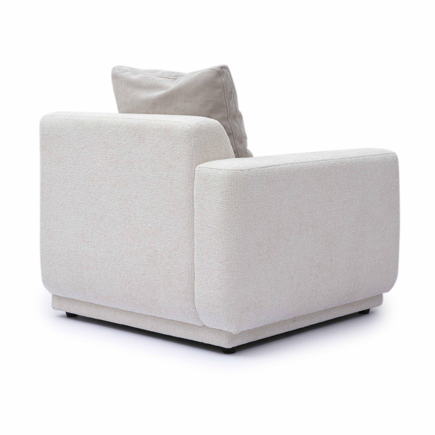 Perry Cream Chenille Modular Corner Chair by TOV S69214