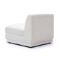 Perry Cream Chenille Modular Armless Chair by TOV S69216