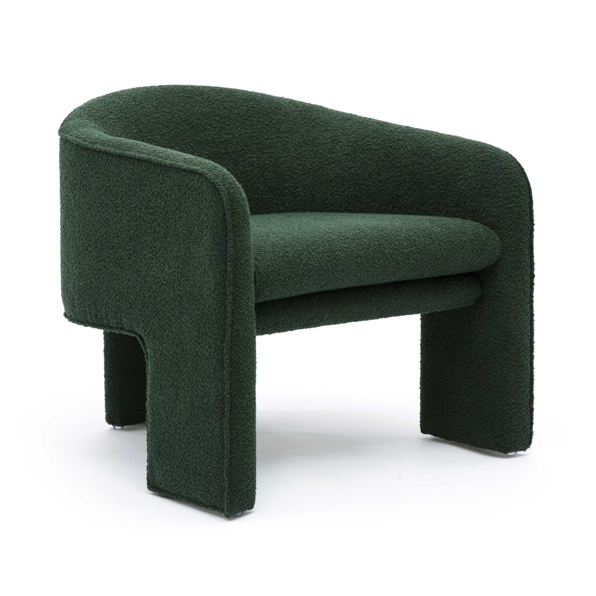 Marla Forest Green Performance Boucle Accent Chair by TOV Furniture – photo 1 of 7