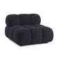 Calliope Vegan Shearling Modular Armless Chair by TOV S69302