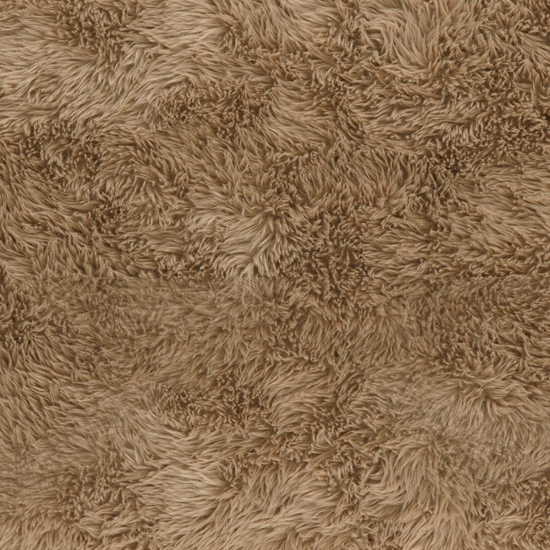 Spara Contract-Grade Straight Vegan Shearling Accent Chair Taupe by Tov Furniture
