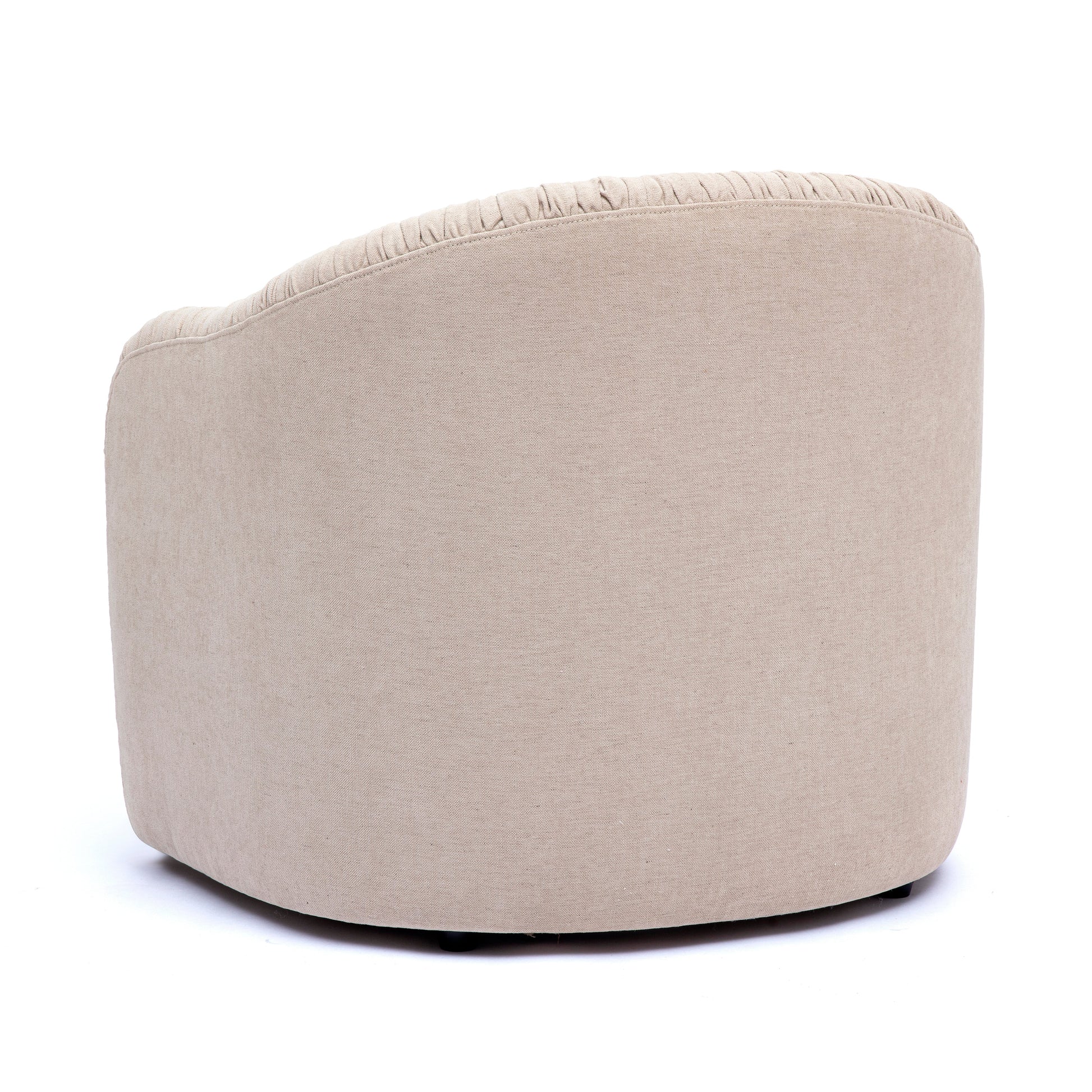 Pamela Tan Performance Chenille Tasseled Lounge Accent Chair Tan by Tov Furniture