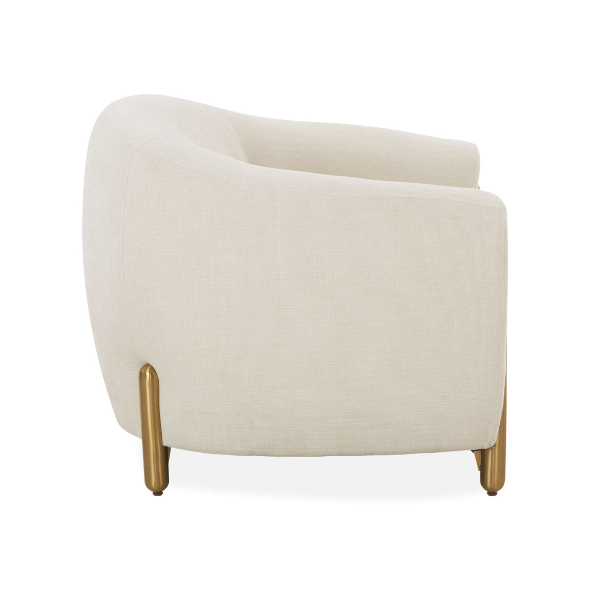 Lina Cream Performance Linen Accent Chair by Inspire Me! Home Decor by TOV Furniture – photo 4 of 6