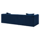 Bea Navy Velvet Sofa by TOV