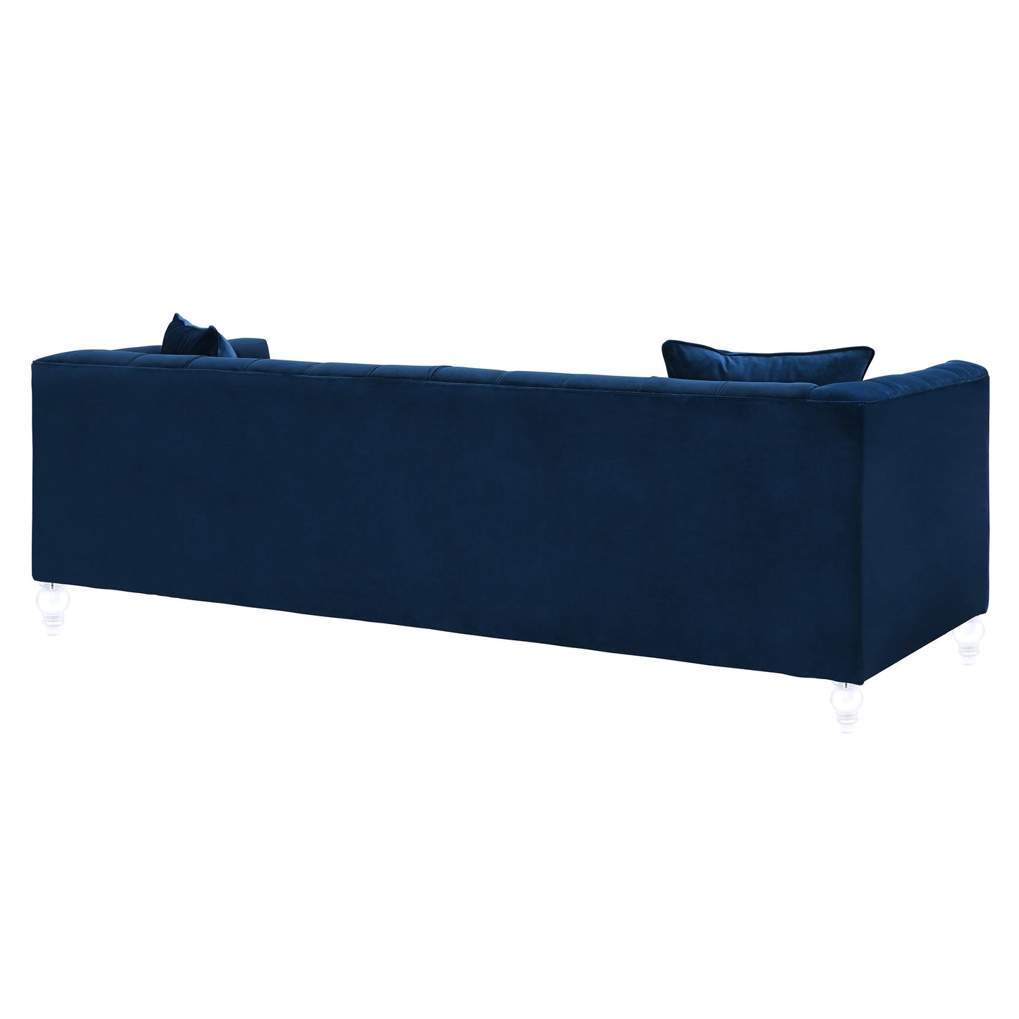 Bea Navy Velvet Sofa by TOV