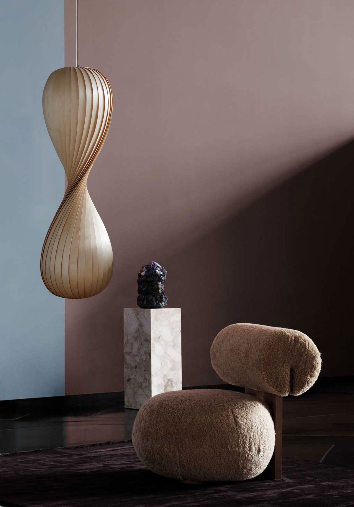 Tom Rossau TR10 pendant light – 52.4 in in a room