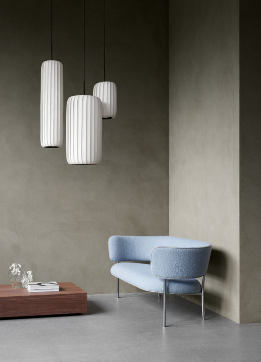 Tom Rossau TR37 pendant light – the three sizes hung together