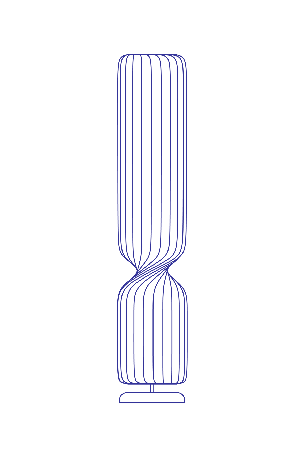 Tom Rossau TR41 floor lamp – 50 in size drawing
