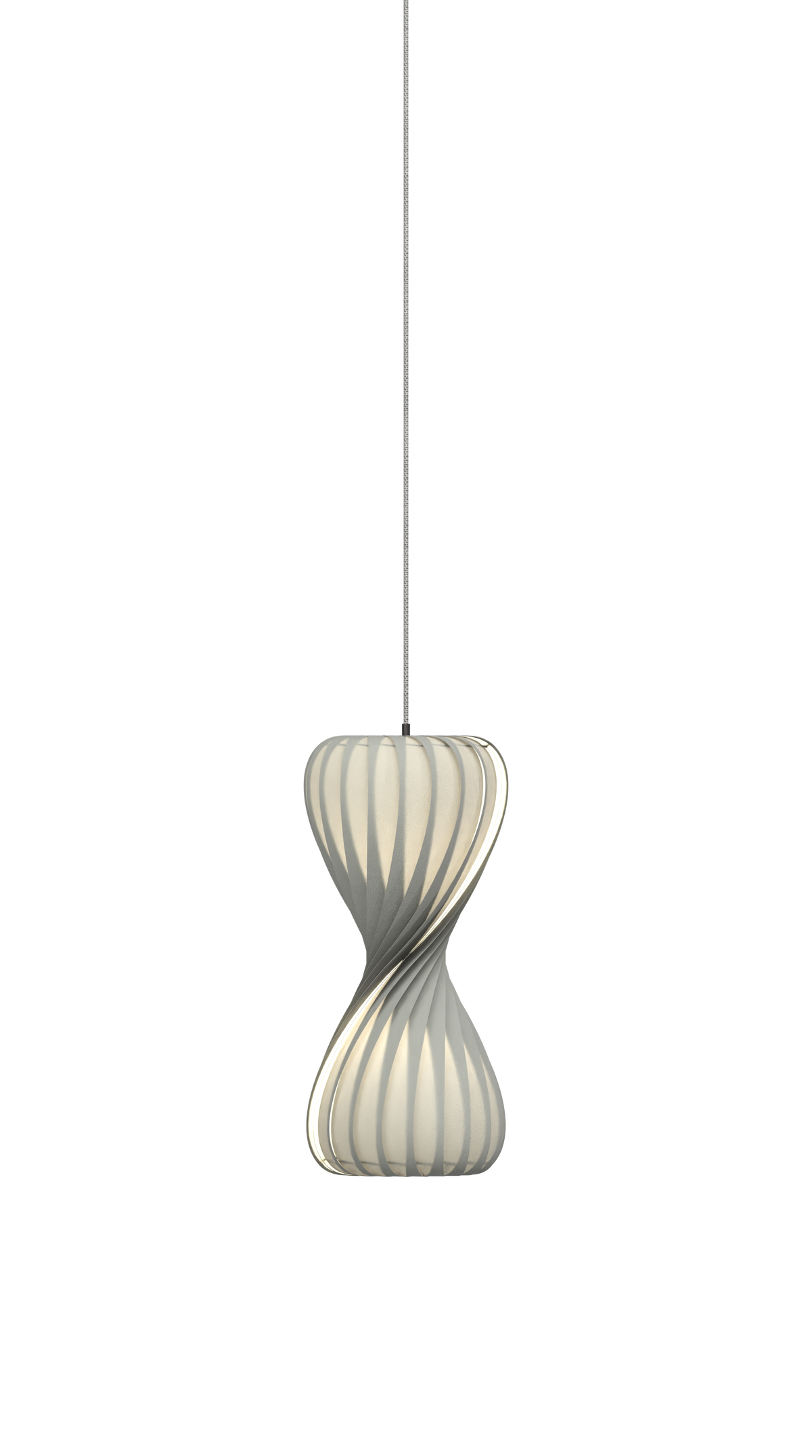 Tom Rossau TR7 pendant light – 21.65 in White PC Nonwoven, cut-out