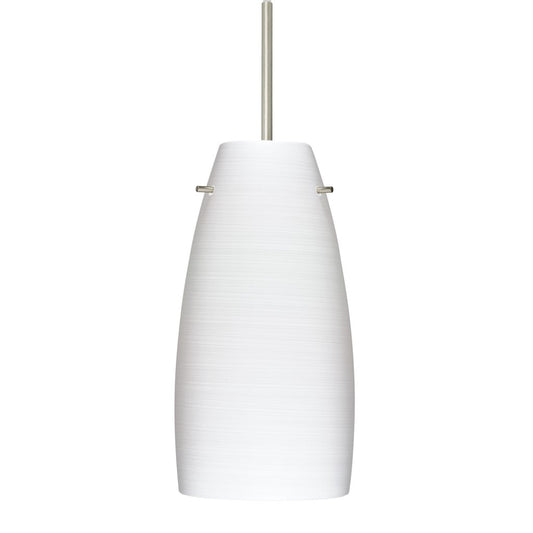 Modern Besa Tao 10 hanging pendant featuring Chalk glass diffuser for kitchen lighting