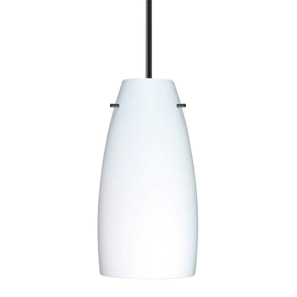 Besa Tao 10 Pendant featuring an Opal Matte glass shade, LED compatibility, and multiple finish options