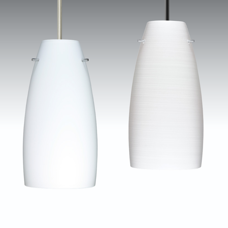 Besa Lighting Tao 10 decorative glass pendant with LED-compatible design