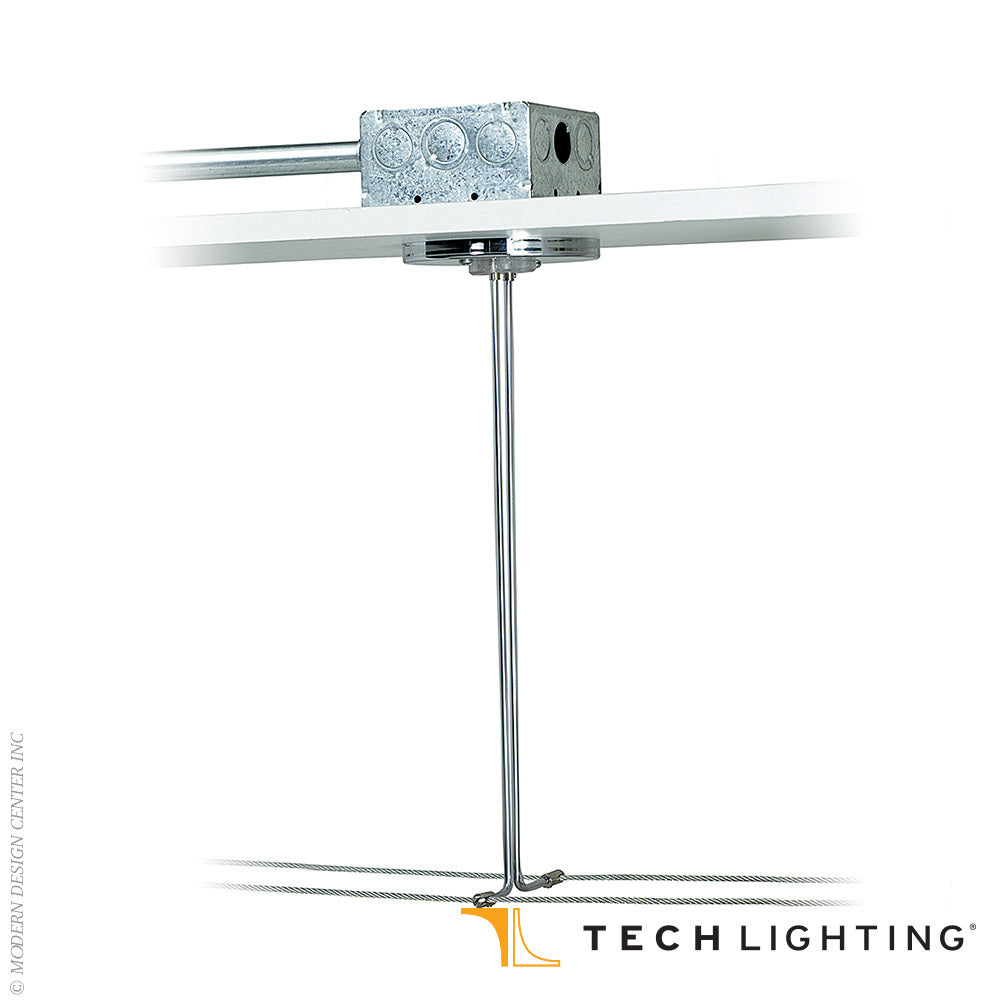 Kable Lite 4 Round Single Feed Canopy by Visual & Comfort & Co