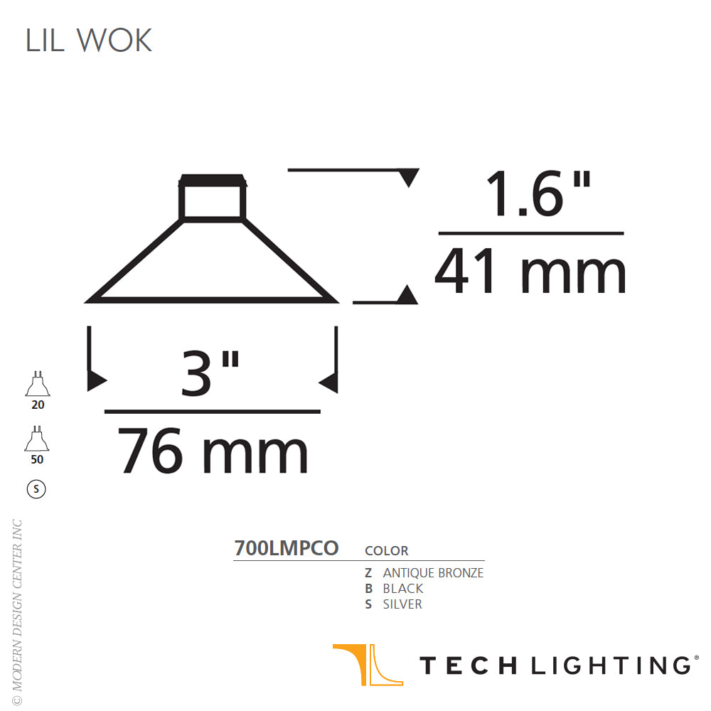 Lil Wok Shade Accessory by Visual & Comfort & Co