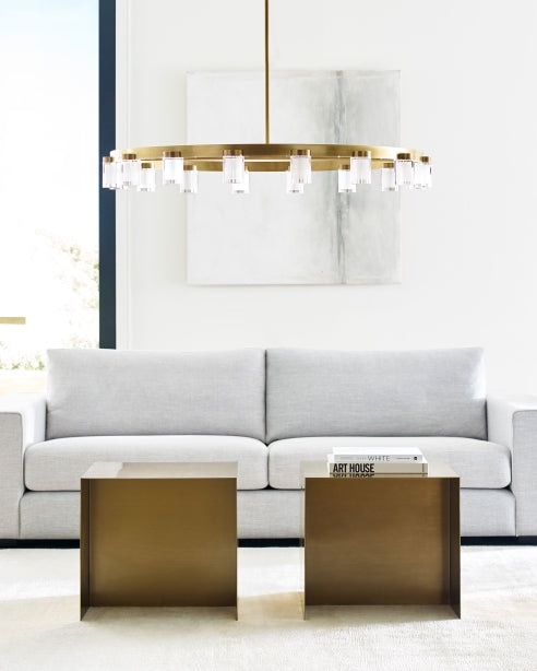 Led Round Chandelier 18 Light Esfera 700Esf44 by Visual & Comfort & Co