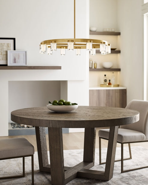 Led Round Chandelier 18 Light Esfera 700Esf44 by Visual & Comfort & Co