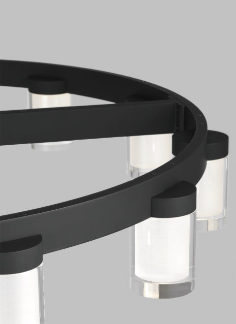 Led Round Chandelier 18 Light Esfera 700Esf44 by Visual & Comfort & Co
