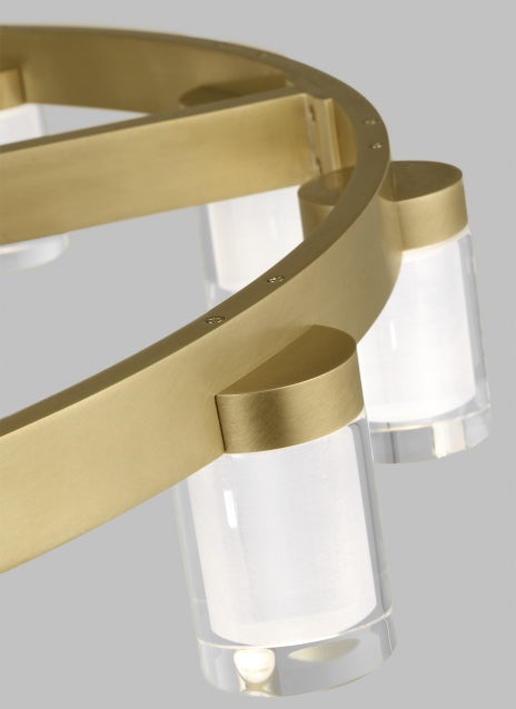 Led Round Chandelier 18 Light Esfera 700Esf44 by Visual & Comfort & Co