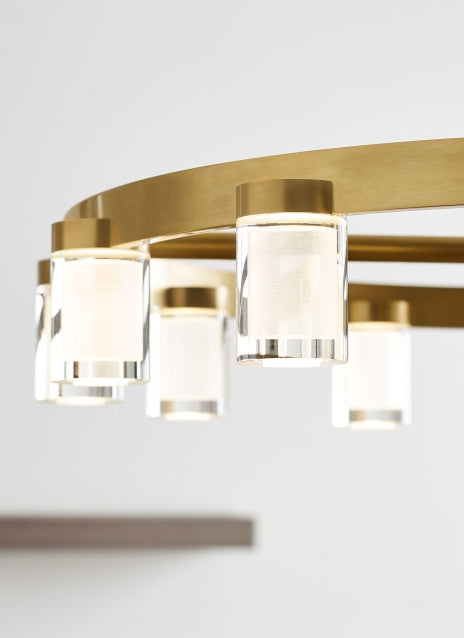 Led Round Chandelier 18 Light Esfera 700Esf44 by Visual & Comfort & Co