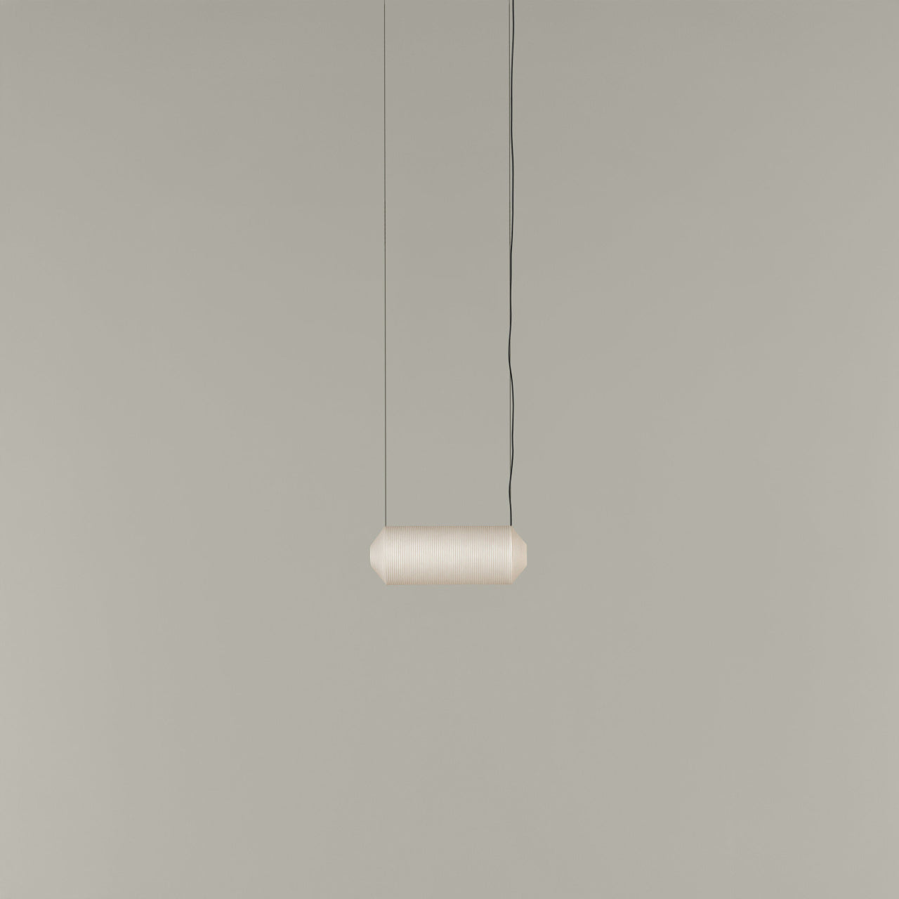 Indoor modern linear pendant light with integrated LED technology