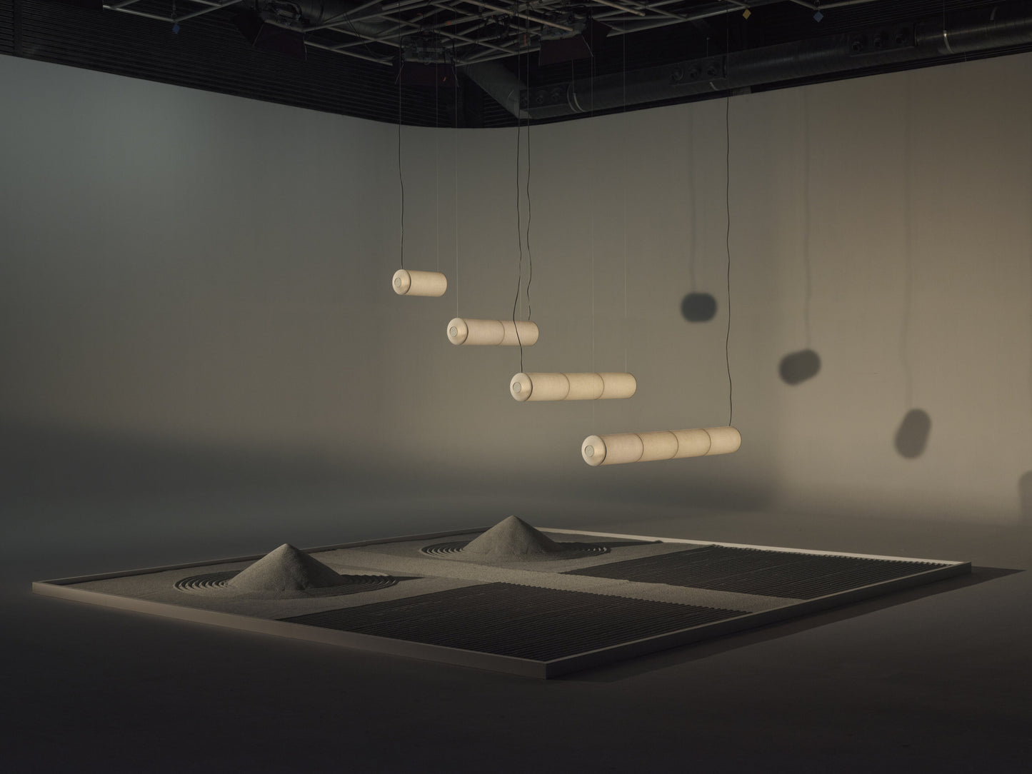 Spanish designer linear pendant light for minimalist interiors