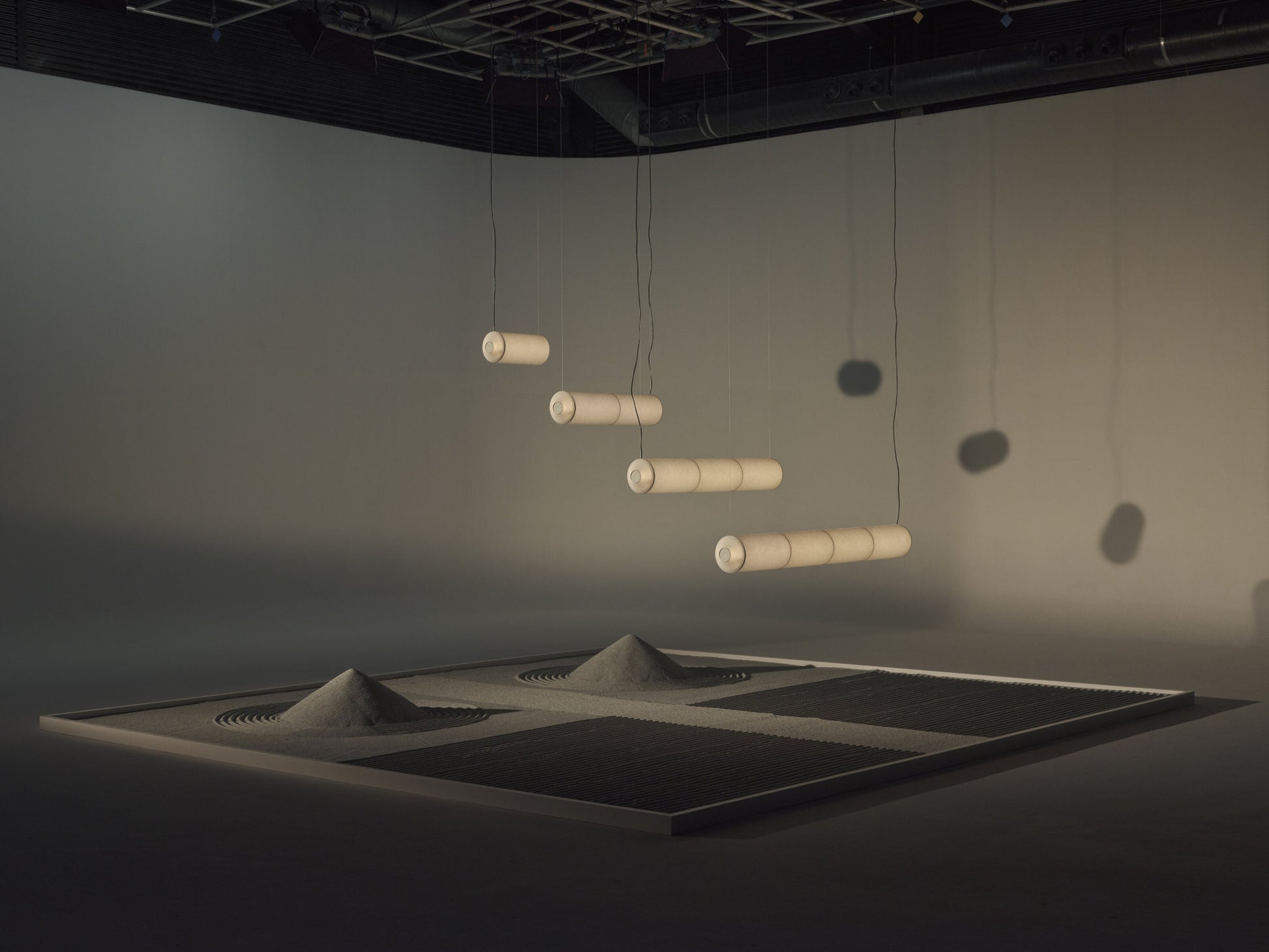 Spanish designer linear pendant light for minimalist interiors