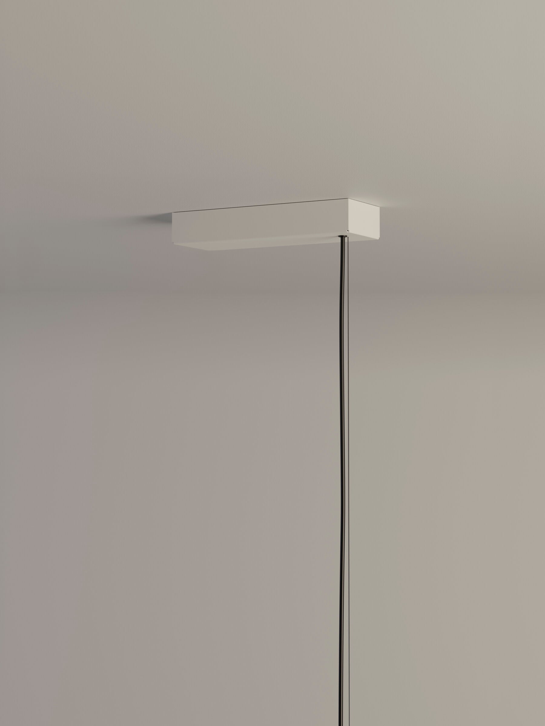 Santa and Cole Tekiò Oval pendant light in modern interior rectangular canopy
