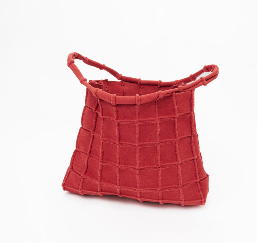 Mate Mono Tile Bag in Brick – knit handbag, photo 3