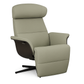 Ergonomic Scandinavian recliner with adjustable headrest and supportive backrest for long sitting sessions