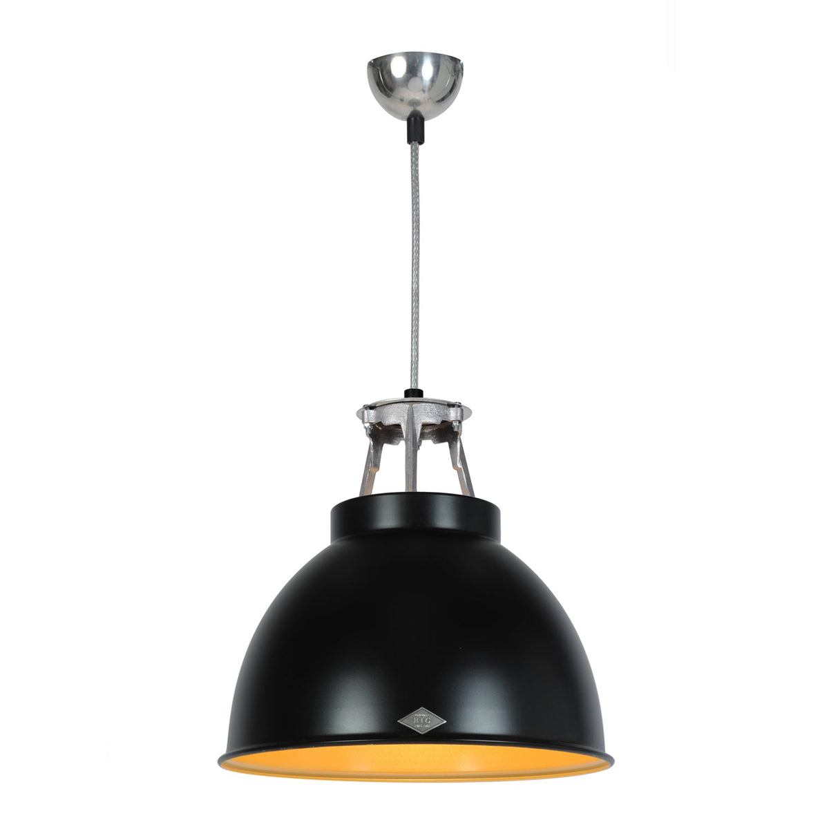 Titan Size 1 Pendant by Original BTC, Black with Bronze Interior (photo 6)