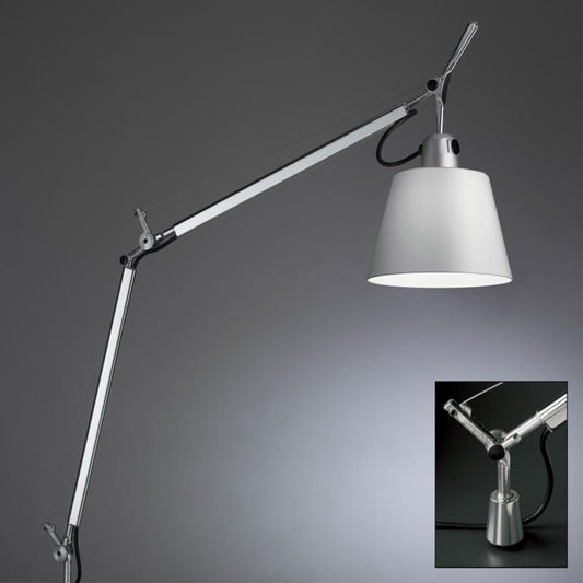 Artemide Tolomeo Table Lamp With Shade Adjustable Desk Light by Visual & Comfort & Co