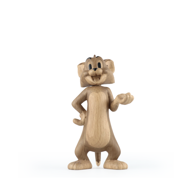 Boyhood Tom & Jerry Tom wooden figure in oak & smoked oak, Large (image 11)
