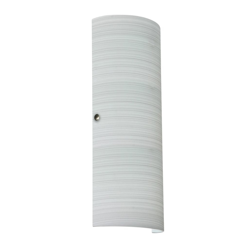 Modern Besa Lighting Torre 18 wall sconce featuring a chalk glass diffuser and sleek contemporary design for residential interiors.