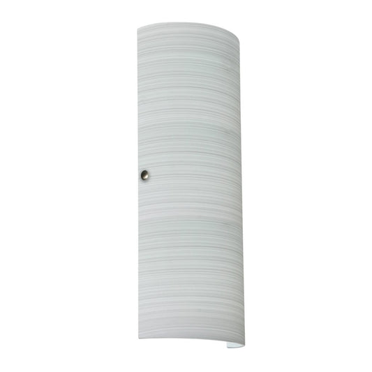 Modern Besa Lighting Torre 18 wall sconce featuring a chalk glass diffuser and sleek contemporary design for residential interiors.