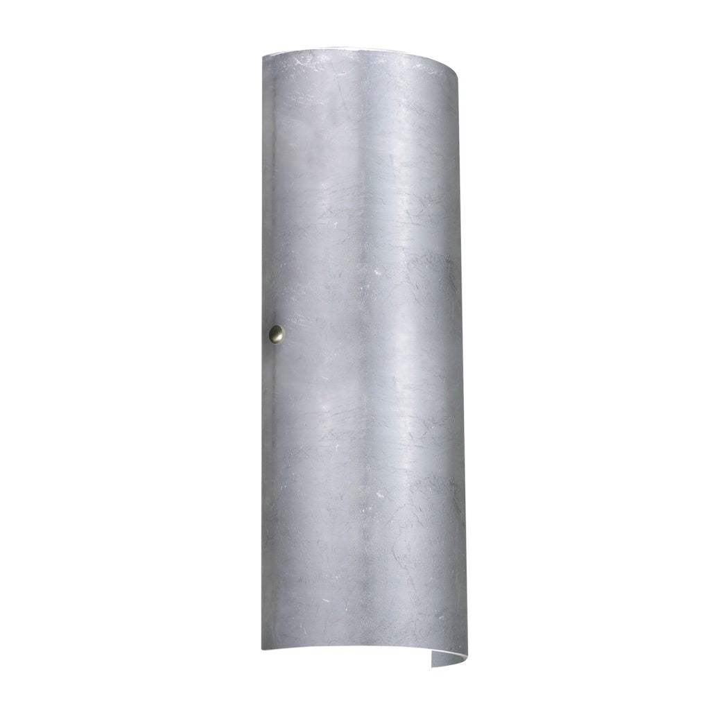Modern Besa Lighting Torre 18 silver foil wall sconce designed for hallways, bedrooms, and contemporary residential interiors.