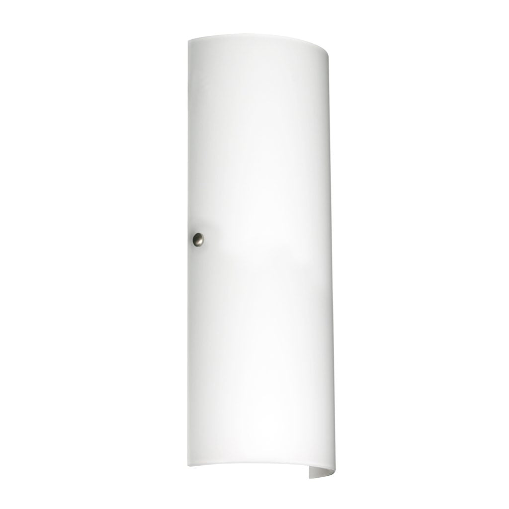 Modern Besa Lighting Torre 18 white glass wall sconce designed for ambient lighting in contemporary residential interiors.