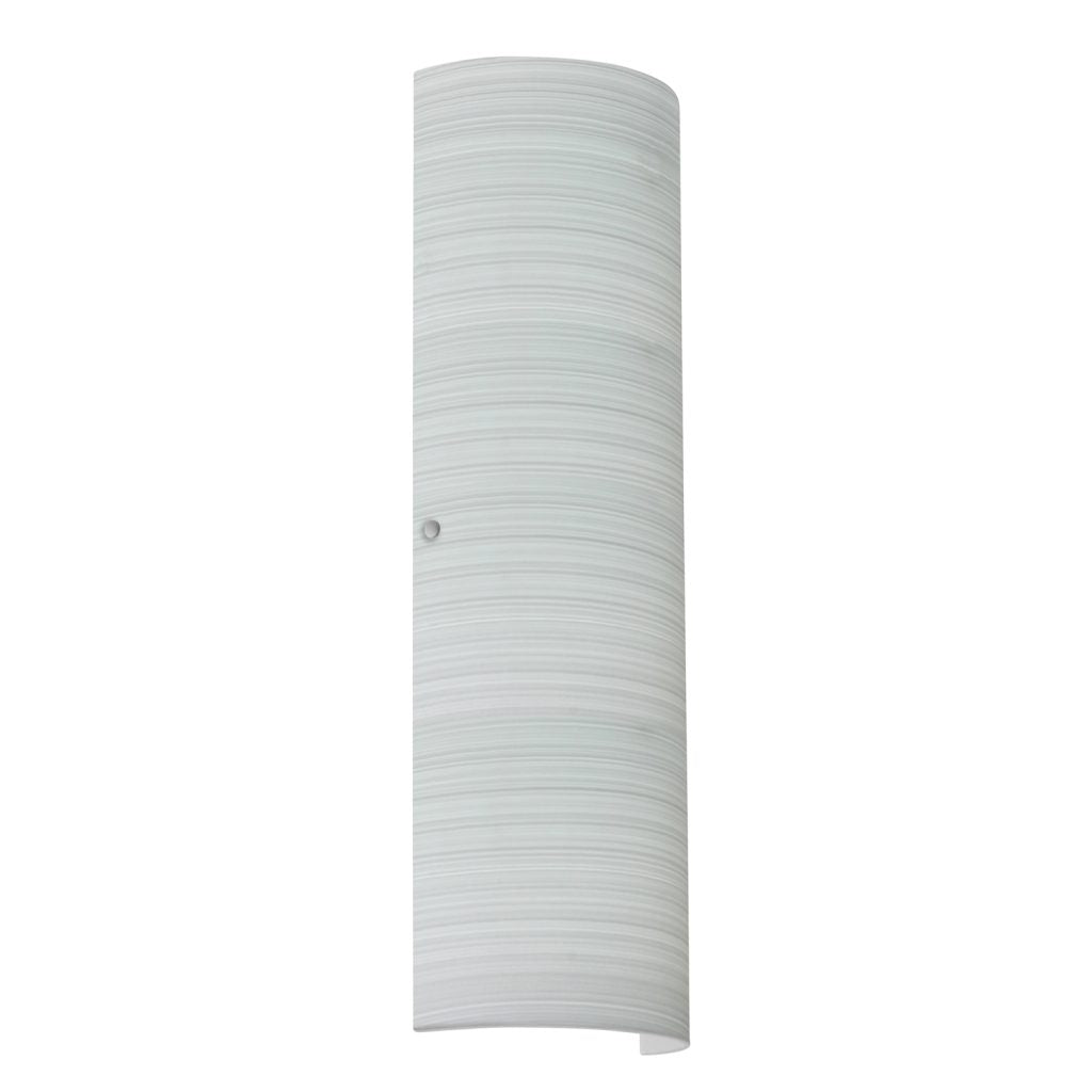 Modern Besa Torre 22 ADA wall light featuring a Chalk glass shade for hallways and bedrooms