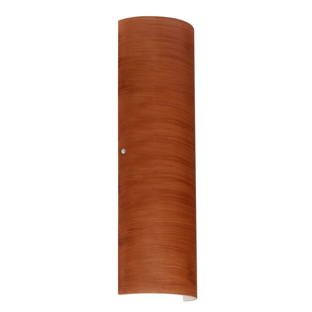 Besa Torre 22 wall sconce with warm Cherry glass diffuser for hallway and bedroom lighting