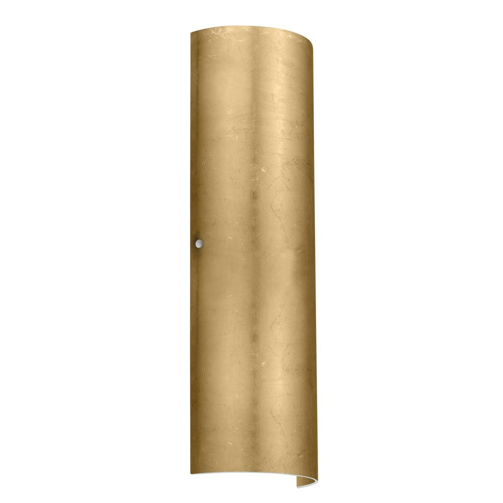 Besa Torre 22 wall sconce with warm Gold Foil glass diffuser for bedroom and hallway lighting