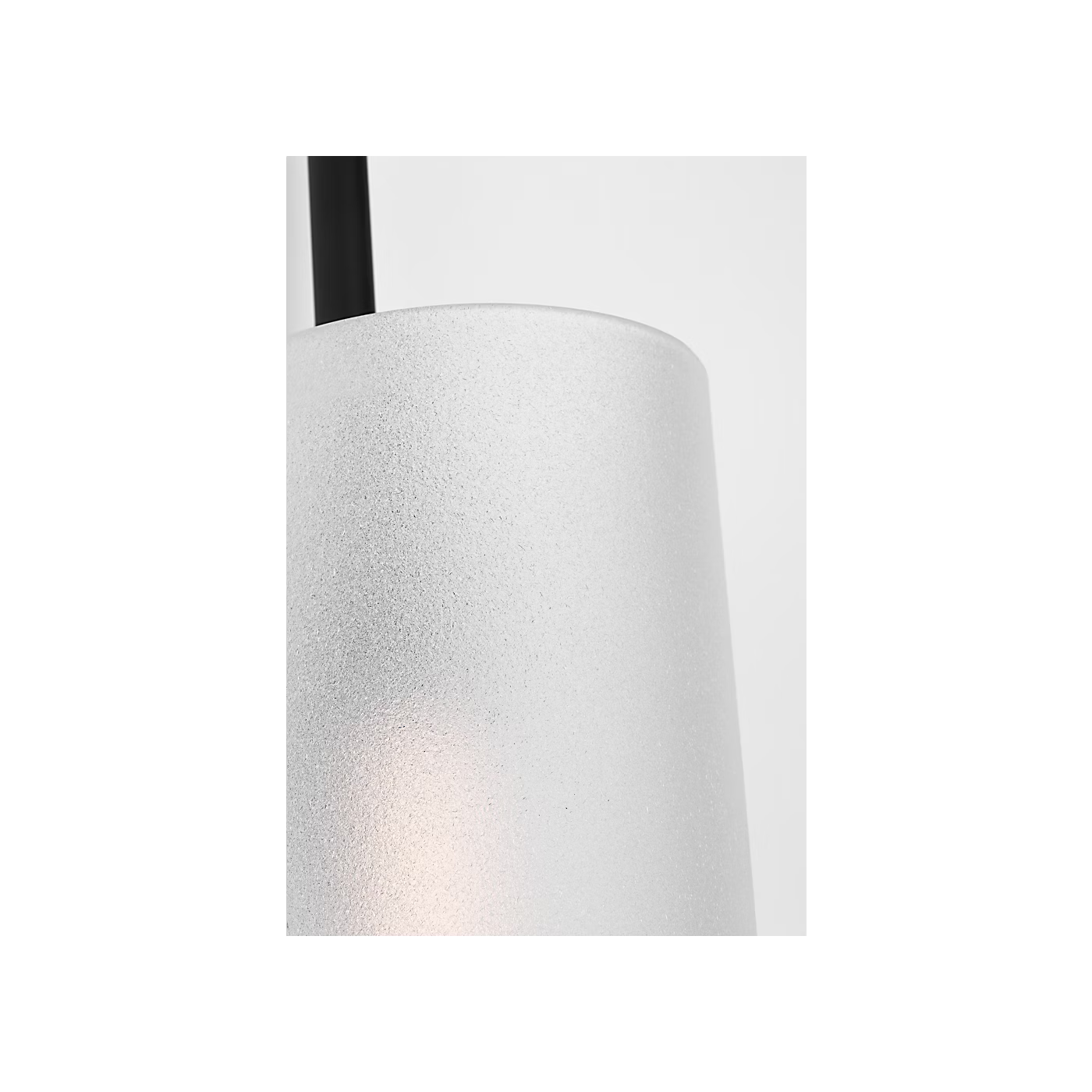Modern hallway wall lighting fixture in Nightshade Black finish