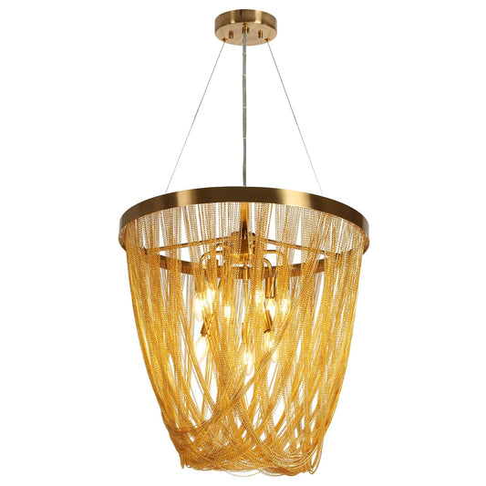 Tracienuri Brass Glam Chandelier 24 9 Light - LNC Home
