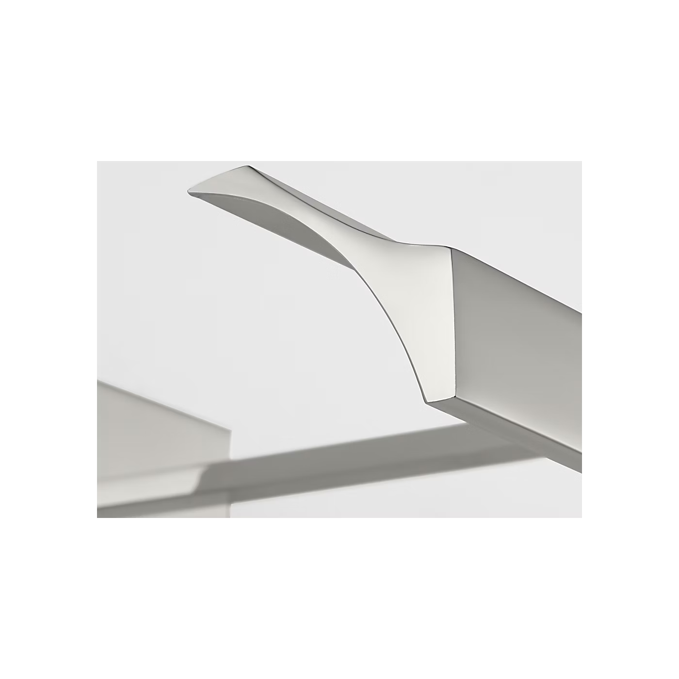 Elegant polished nickel picture light for hotel, office, and residential use