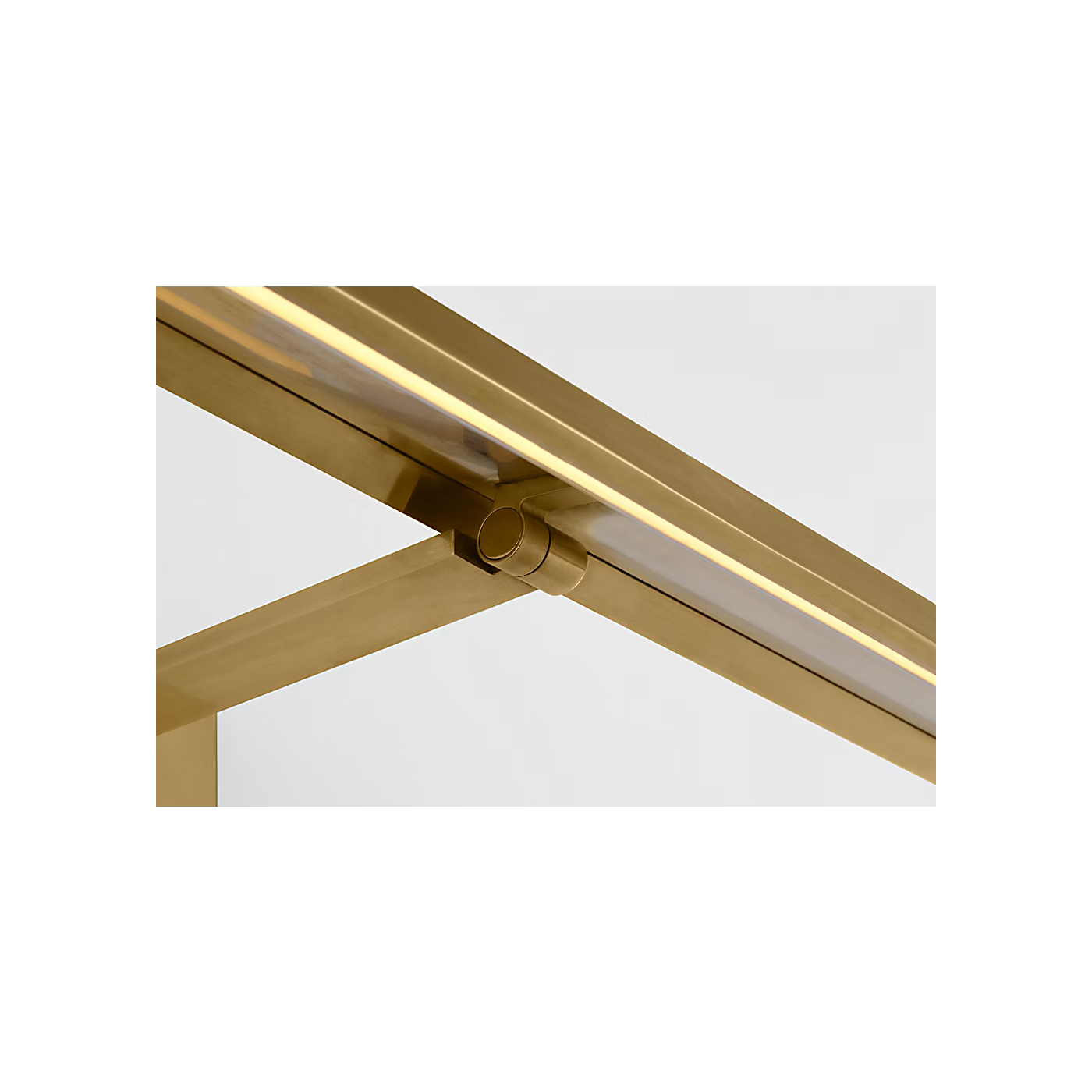 Elegant brass picture light for office, hotel, and residential spaces